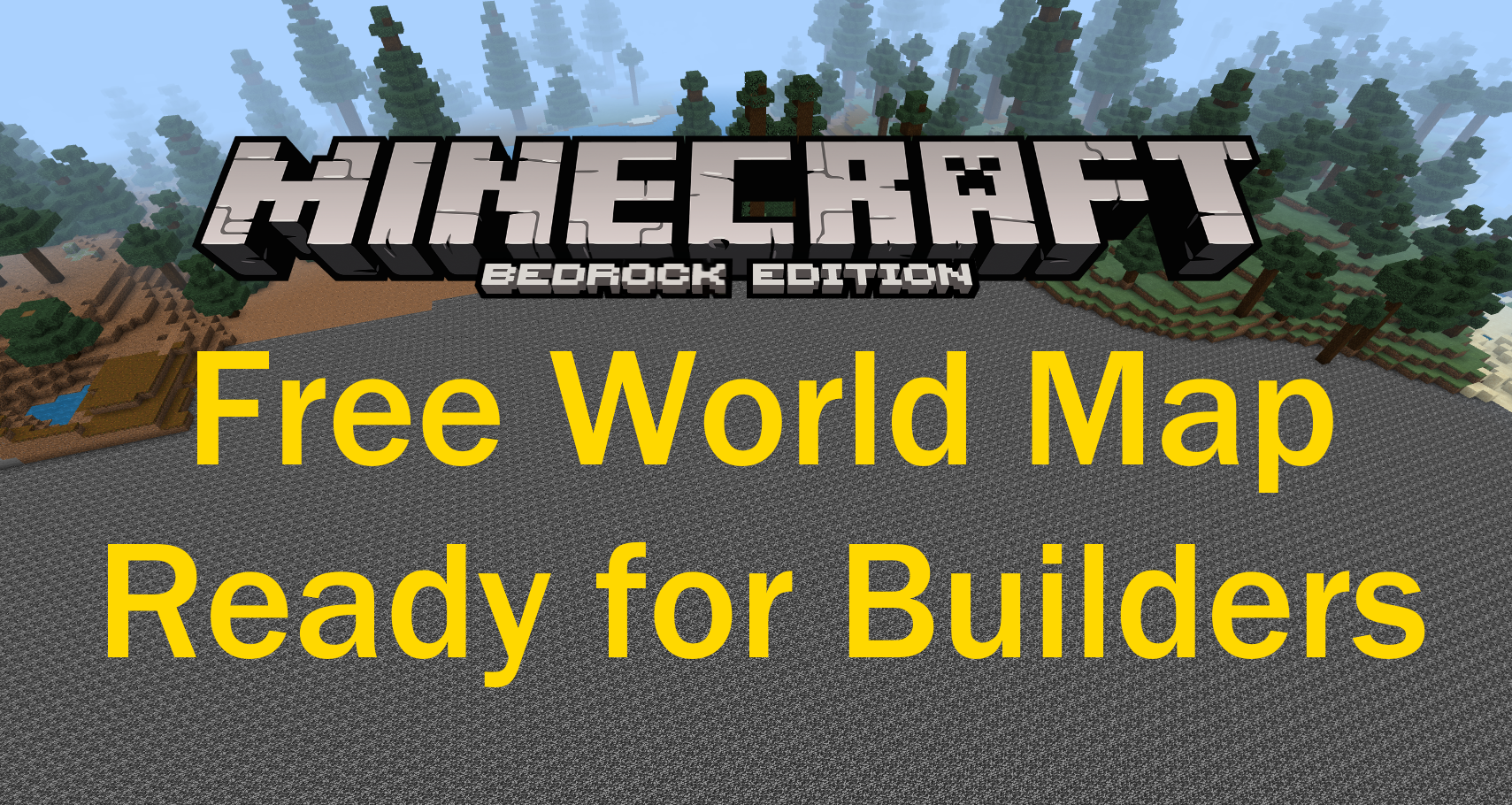 free-minecraft-bedrock-world-ready-for-building-skythrusters