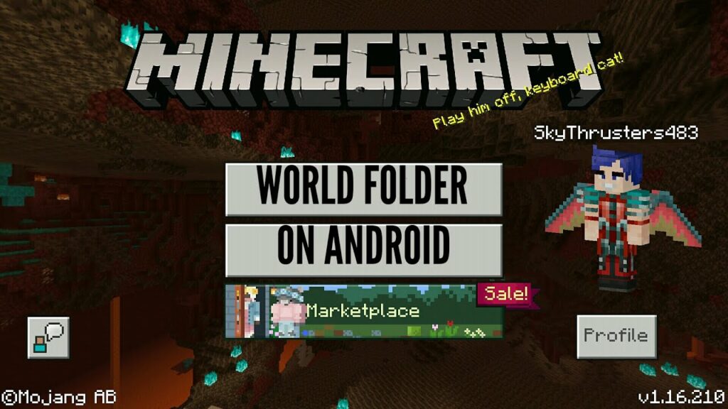 How to locate the Minecraft Worlds Folder on Android